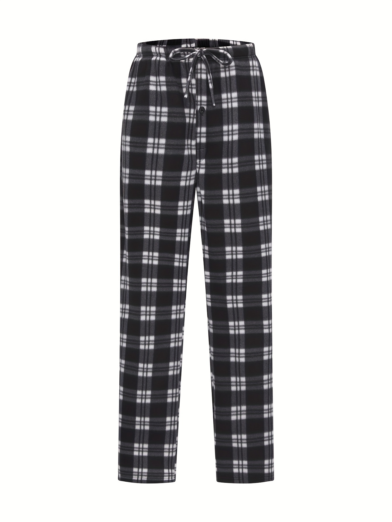 Men's Personalized Plaid Print Pants Casual Fashion Trousers - Temu