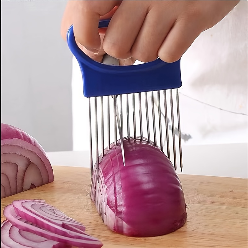 1pc Random Color Onion Holder Slicer