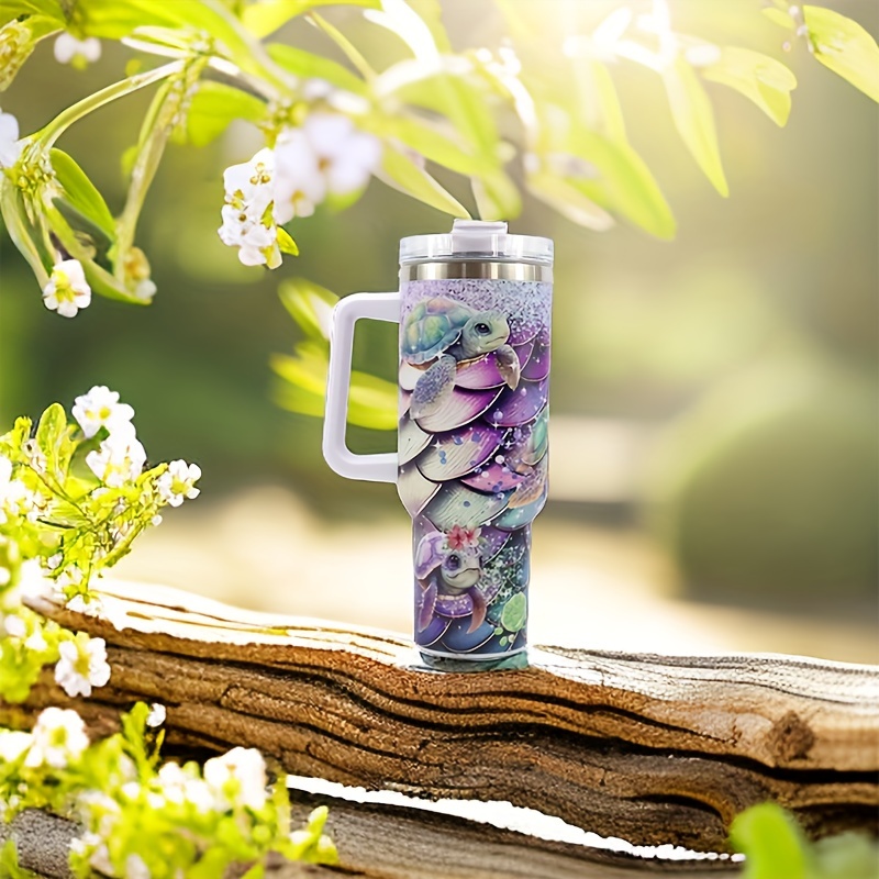 Starbucks Summer Immersive Florals 2023 Stainless Steel Tumbler, 24 Oz