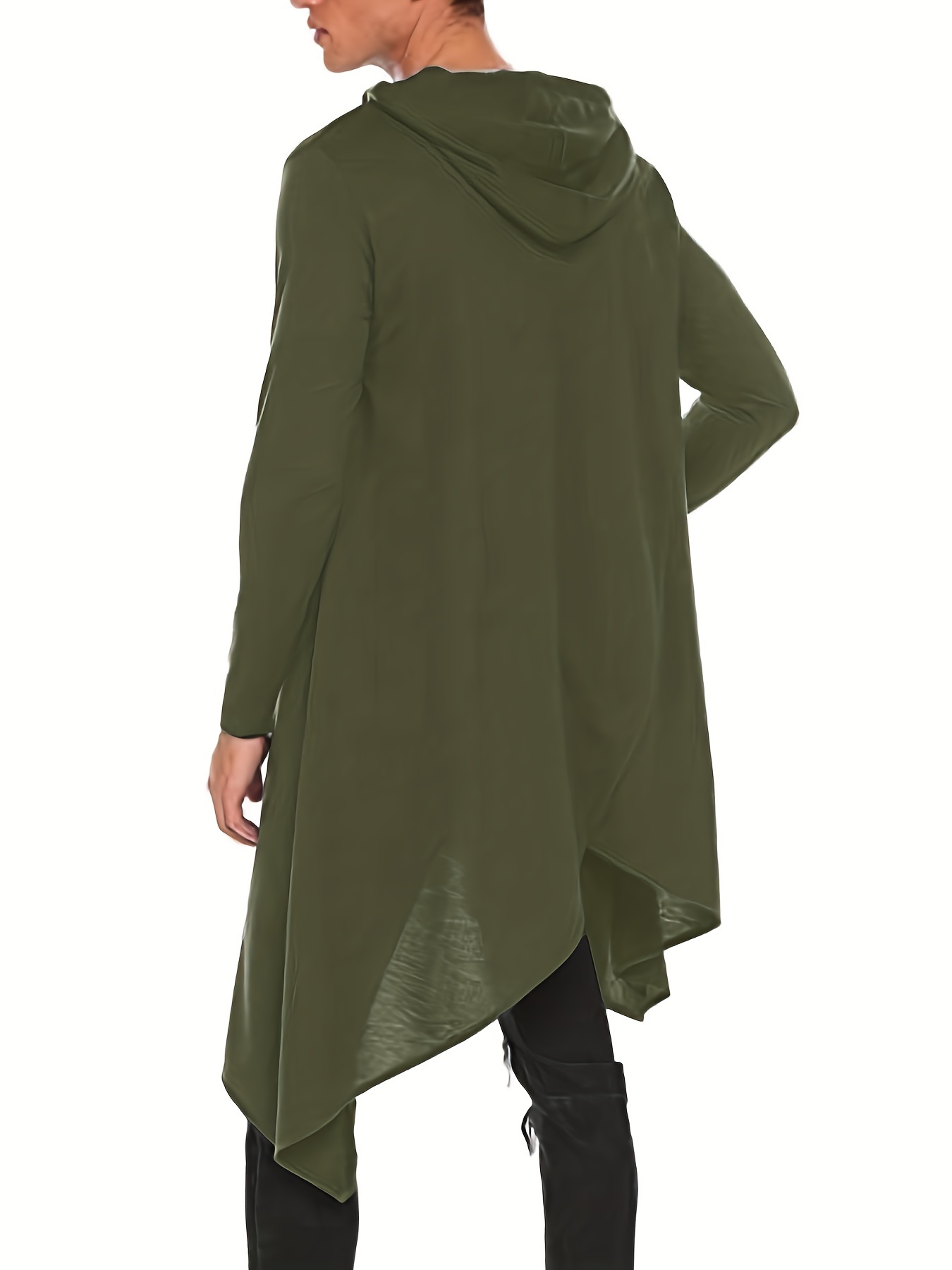 Men's Hooded Cloaks with POCKETS in Black, Green, Red or Brown