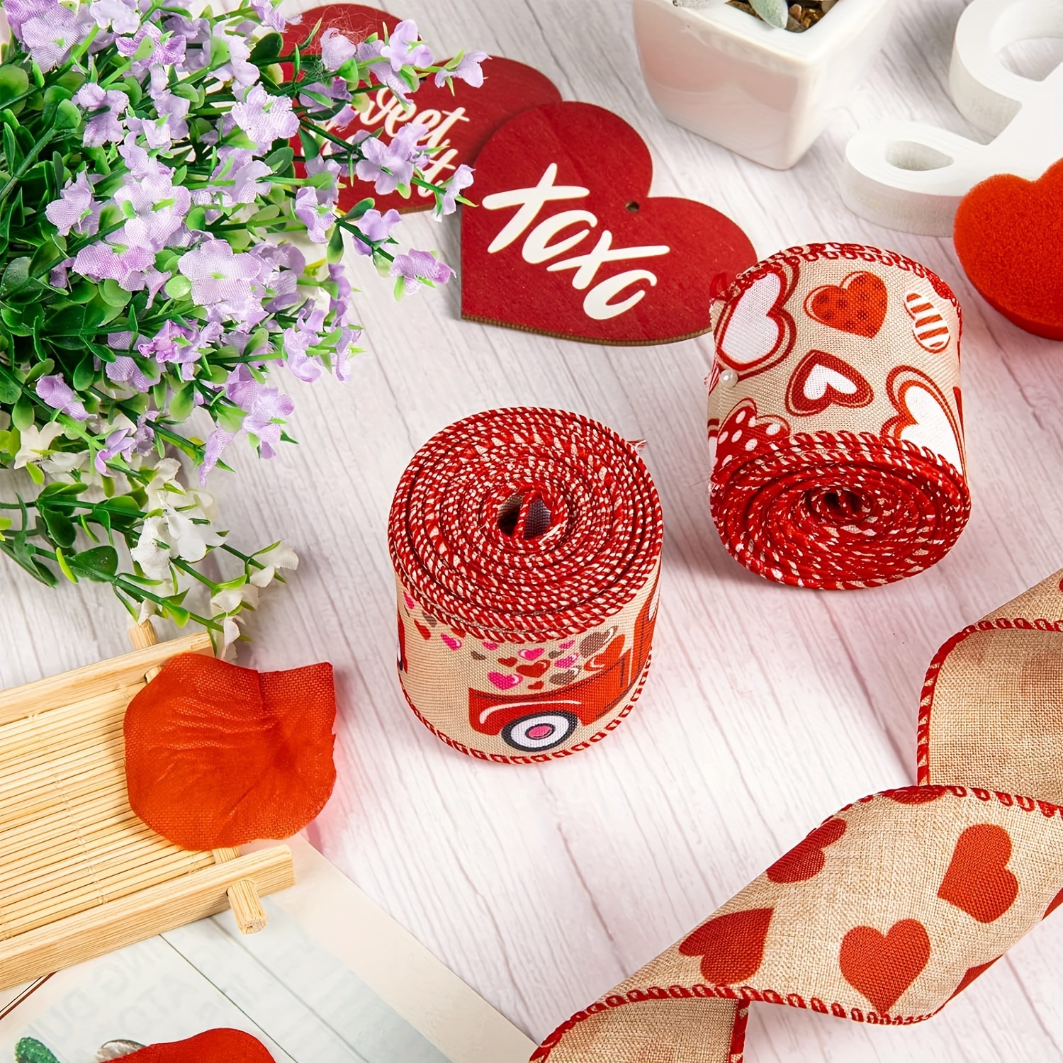 Valentine's Day Craft Ideas with Ribbon