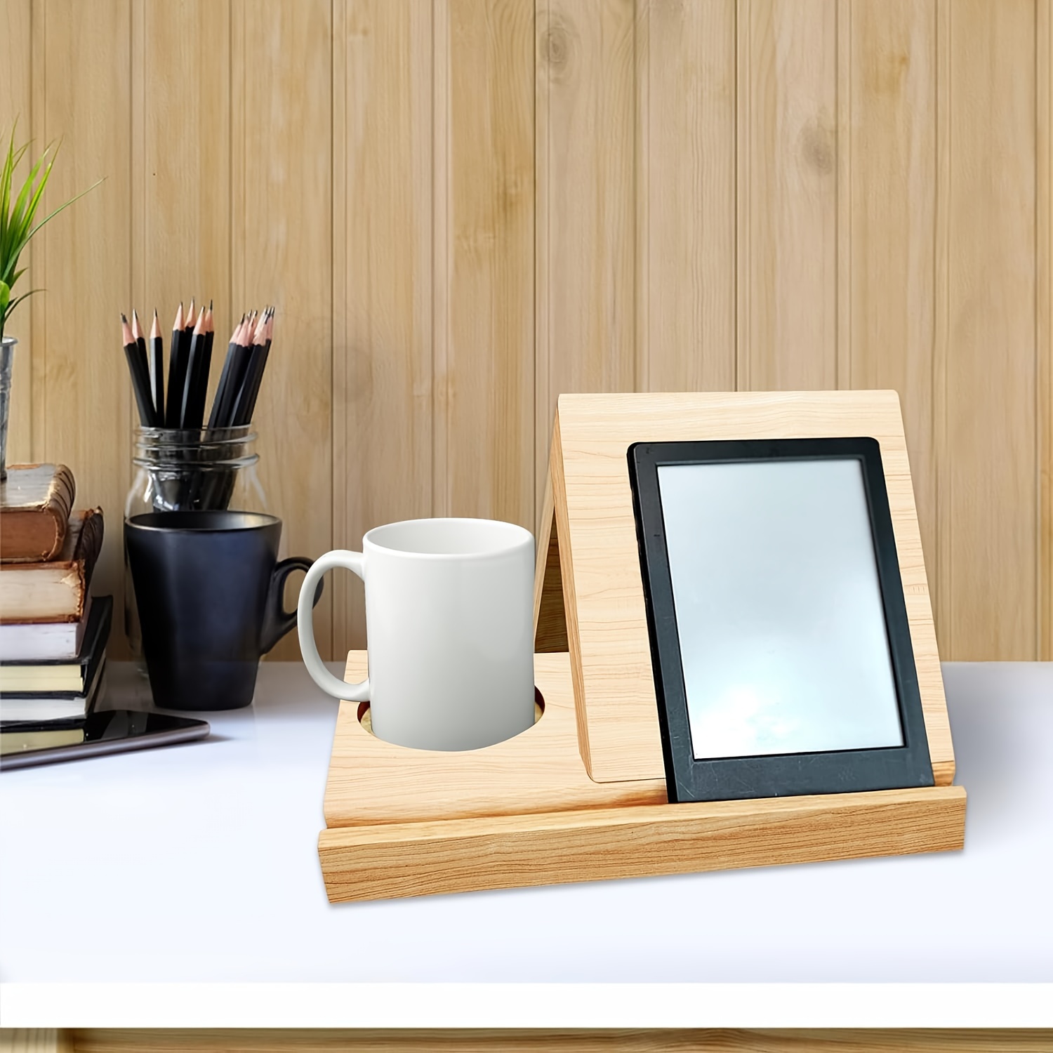 Sturdy Morandi Green Metal Desktop Book Stand Adjustable - Temu