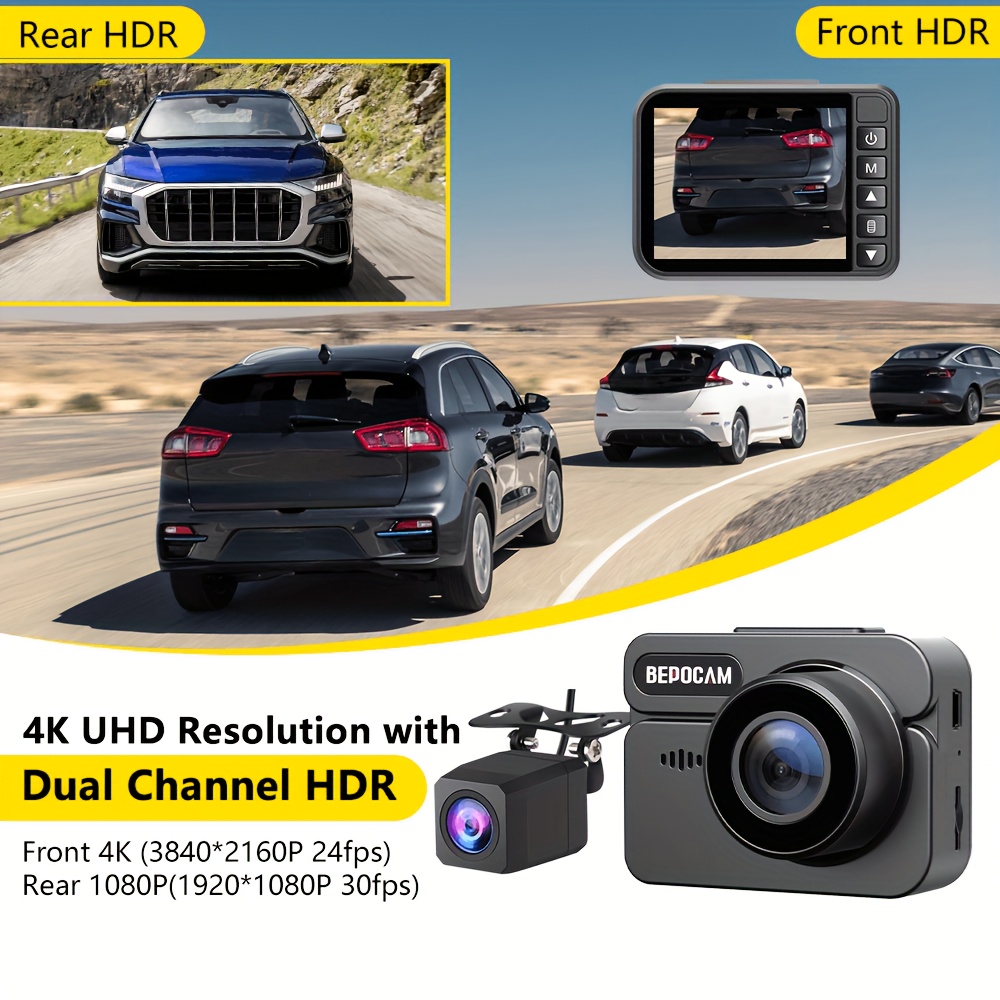 3 Channels Dash Cam WiFi GPS Car DVR Vehicle Camera 2K 1440P Video Recorder  Dashcam Black Box Rear View Camera Parking Monitor