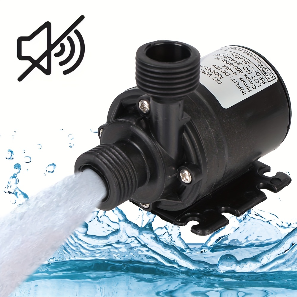 Rv Pompe À Eau Ultra-silencieuse 12v Mini Moteur Brushless Pompe À Eau  Submersible 800l/h Jardin Portable 5m Pour Système De Refroidissement  Fontaines Chauffe - Automobile - Temu France