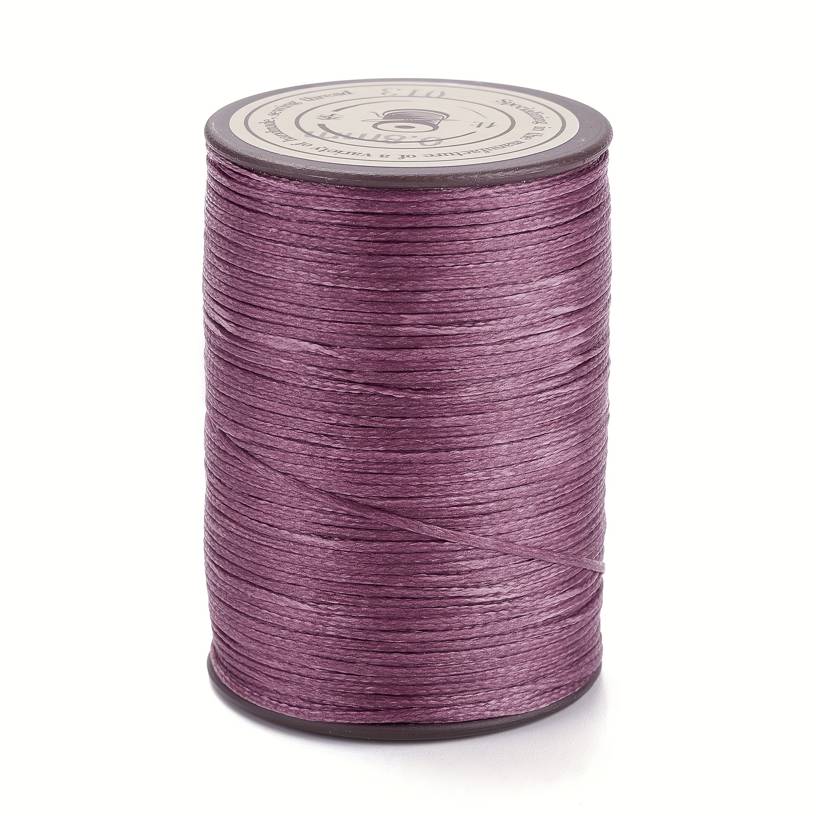 

109.36 Yards Polyester Flat Waxed Thread, 0.8mm Thickness, Stitching Cord For Leather Sewing And Macrame Crafts, Fabric For Sewing