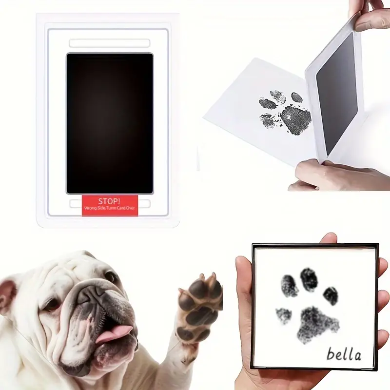 Safe And Non toxic Pet And Baby Paw Print Pad Capture - Temu