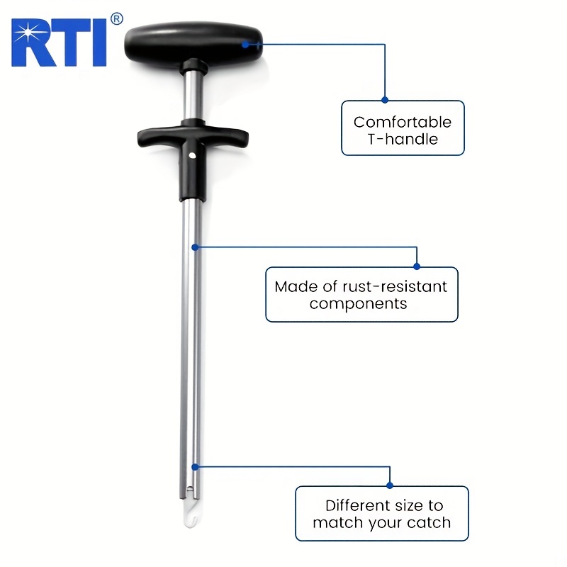 Rti Portable Stainless Steel Fish Hook Remover Easy Safe - Temu