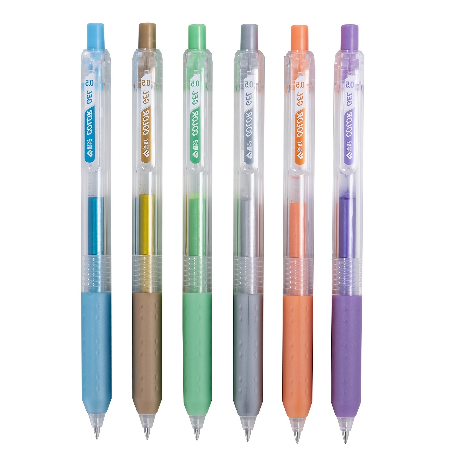 Gel Pens, Assorted Colors, 9 Count,Office & School Pens for Women & Men