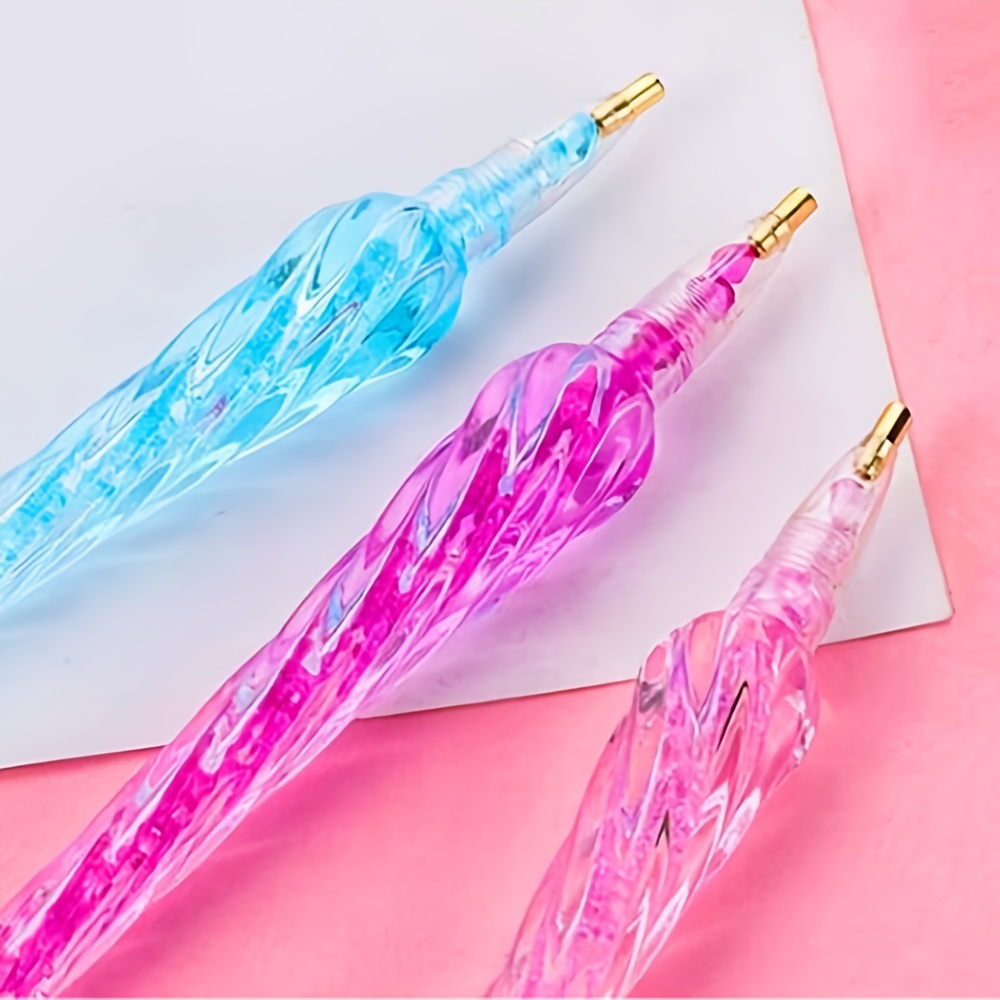 5d Diy Nail Enhancement Jewelry Cross Stitch Dot Drill Tool Transparent  Crystal Diamond Painting Dot Pick Up Pen Accessories Diamond Mosaic Paint  Art - Temu United Arab Emirates