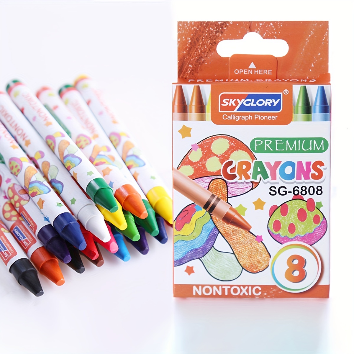 Peanut Crayons For Students Colorful Washable Toddler - Temu United Arab  Emirates