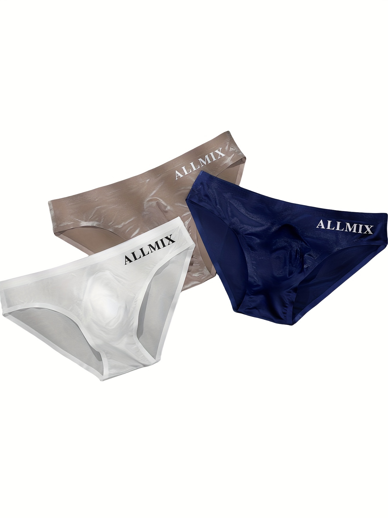 Letter Tape Soft Breathable Thongs Mixed Color Panties Pack - Temu