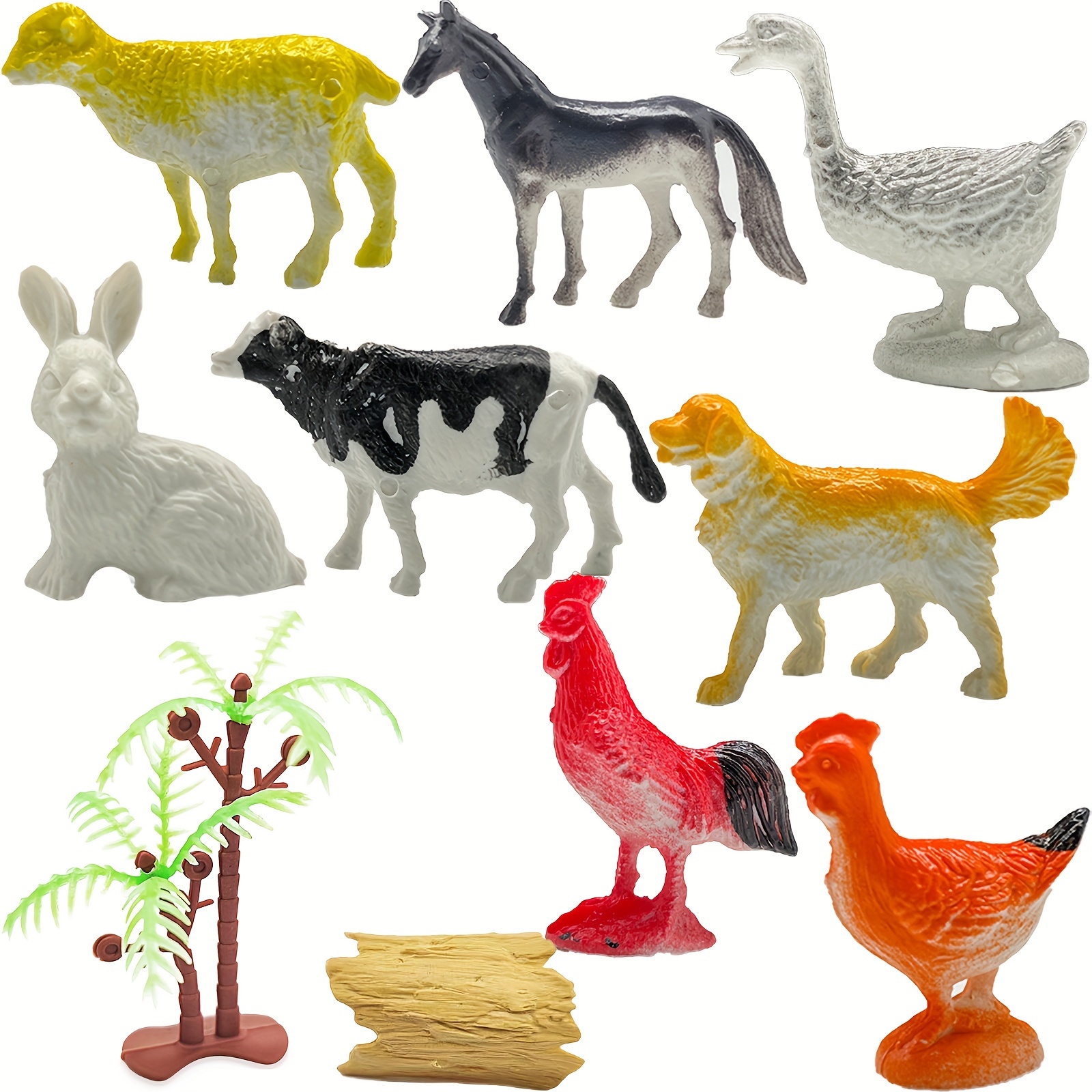 farm animal model toys mini ornaments family interactive Temu Kuwait