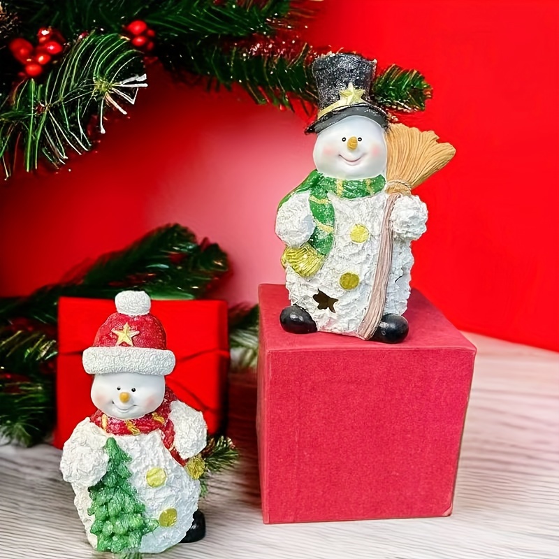 1 Stück Weihnachts schneemann dekoration Weihnachtsstatue - Temu