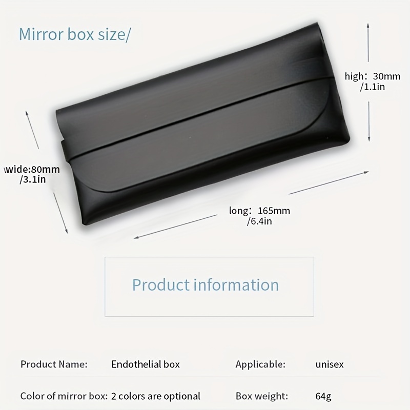 PU Leather Sunglasses Case with Gift