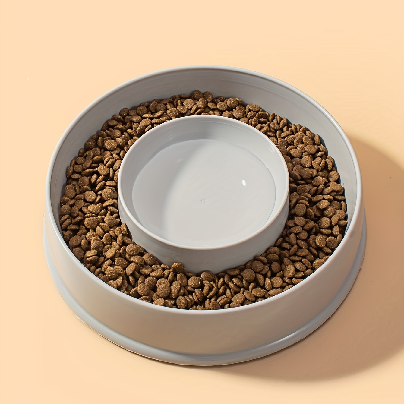 Anxiety relieving Slow Feeder Pet Bowl For Dogs And Cats - Temu