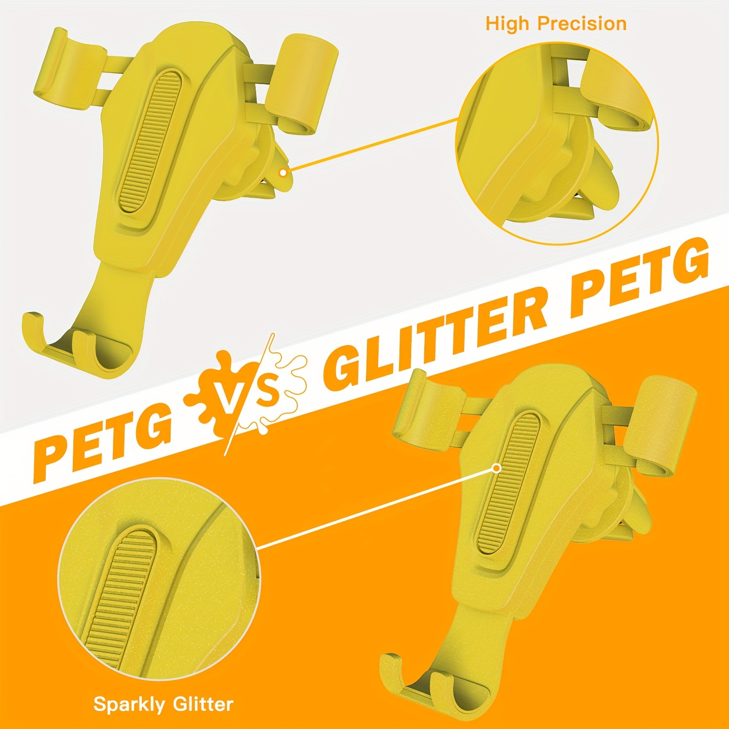 Filamento PETG Amarelo para Impressora 3D