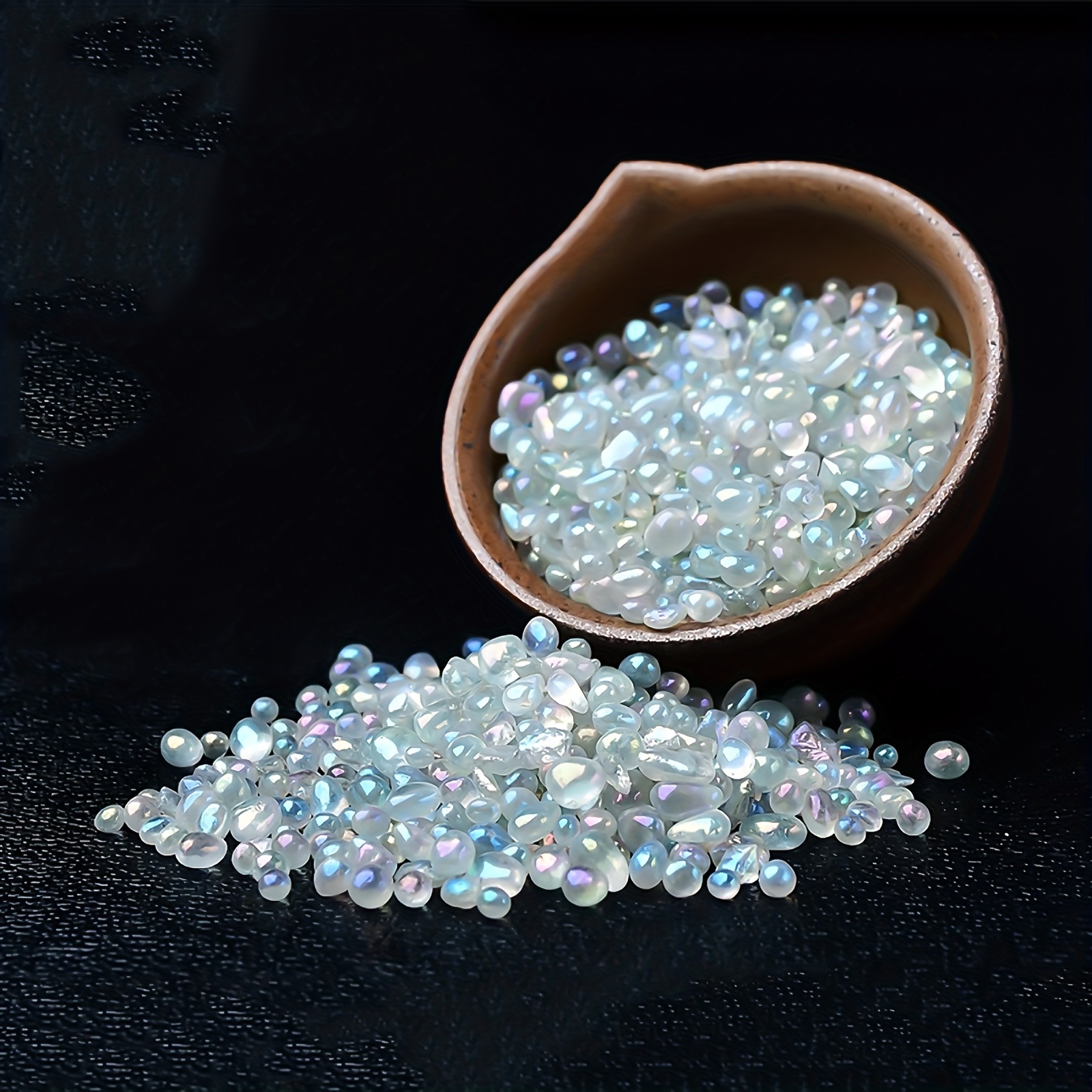 Gorgeous Electroplated Crystal Gravel - Perfect for Aquariums and Pet Houses!