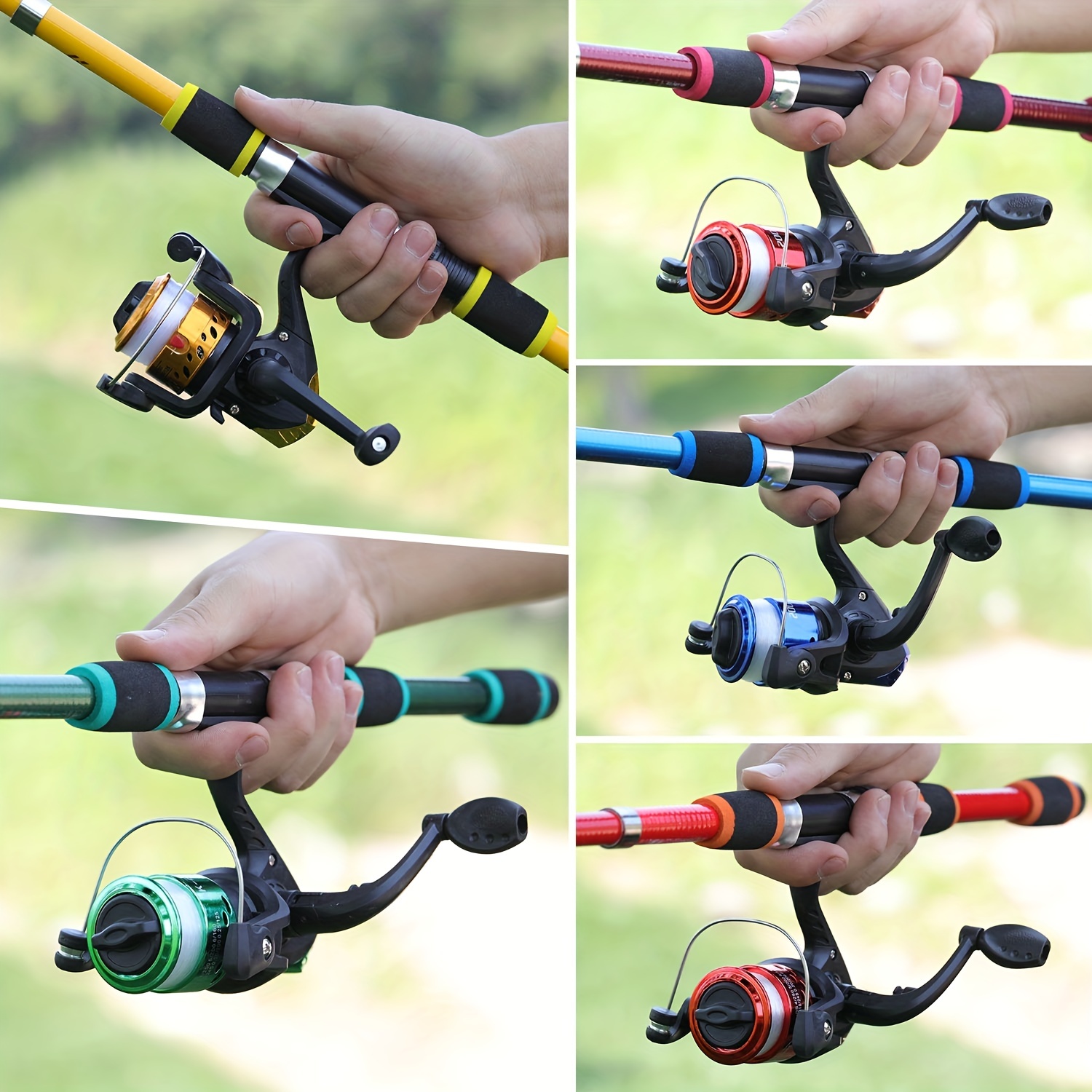  Fishing Rod Fishing Rod Reel Combo Portable 4 Section Carbon  Fiber Rod and 17+1BB. Baitcasting Reel Travel Combo 5.9 ft (1.8 m) 2.1 m  Casting Fishing Combo Fishing Combo (Size 