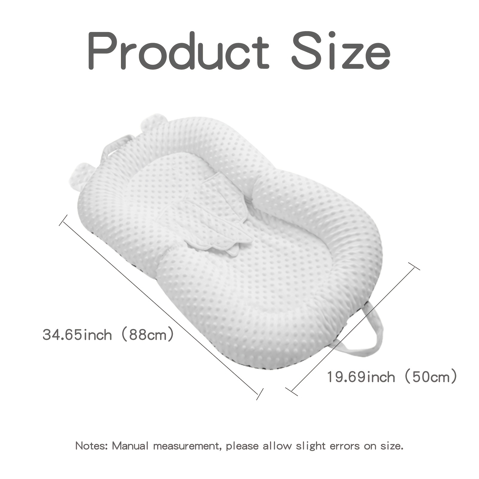 Almohada de cuna 3D