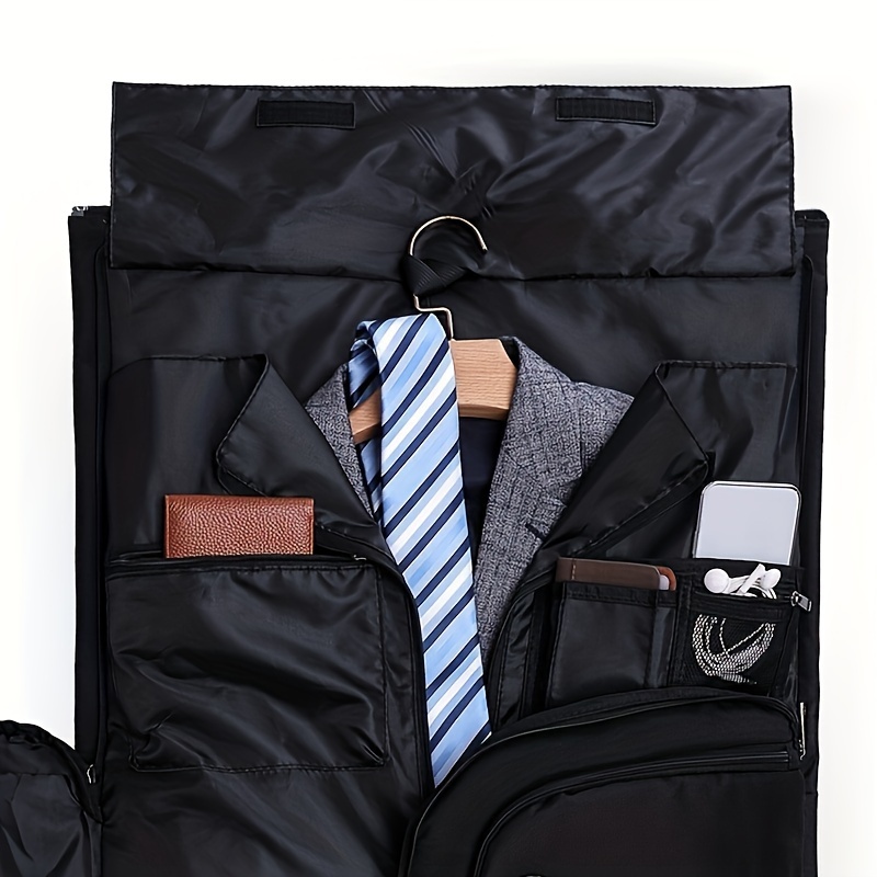 Personalized SUIT SAVER Men's Convertible Hanging Garment Duffle Bag