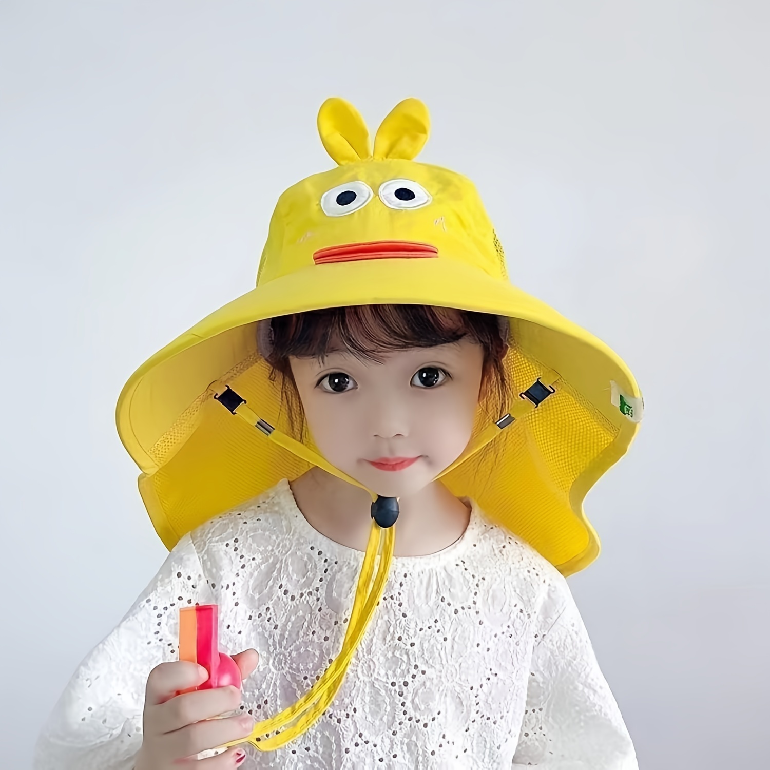 Children's Sunshade Big Brim Breathable Outing Fisherman Hat - Temu