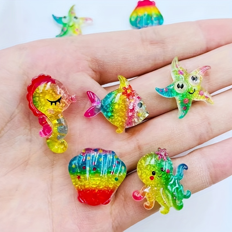 Sea Animal Resin Jewelry Pendants Molds Cute Resin Earring - Temu