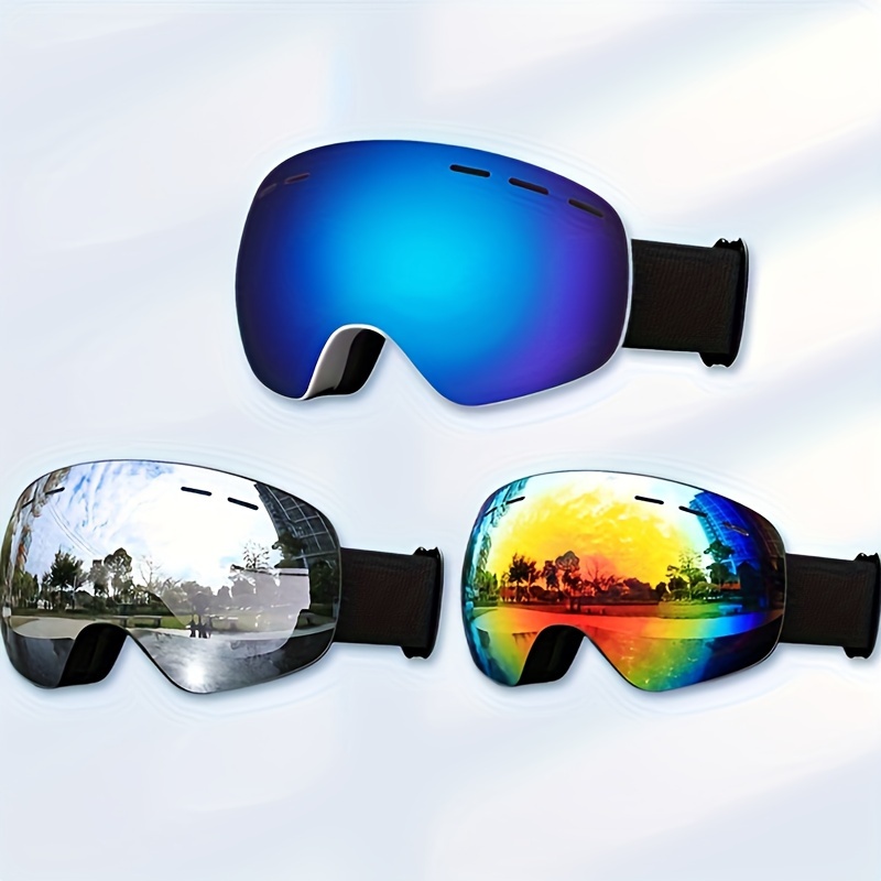 Ski Goggles With Tpu Frame built in 3 layer Sponge - Temu