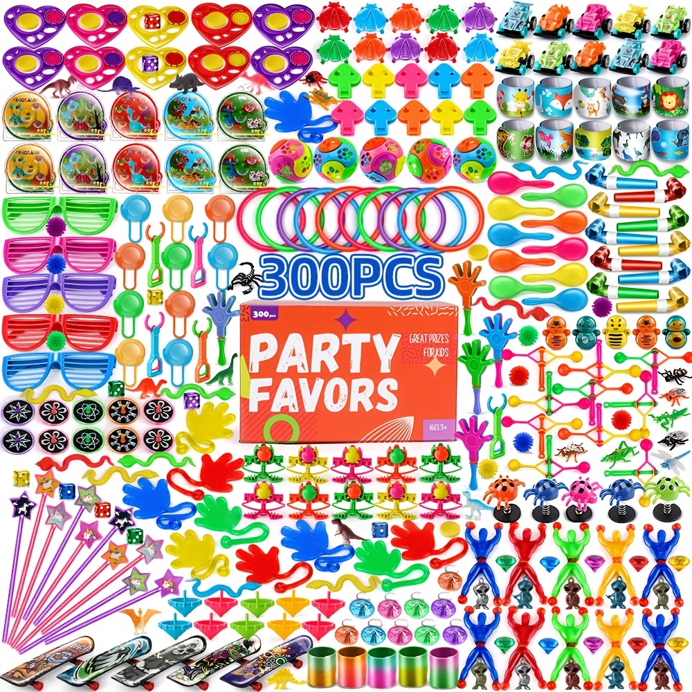 200 Pcs/lot Party Favors For Kids Toys,Kids Birthday Party Carnival Prizes Bulk  Toys Gift