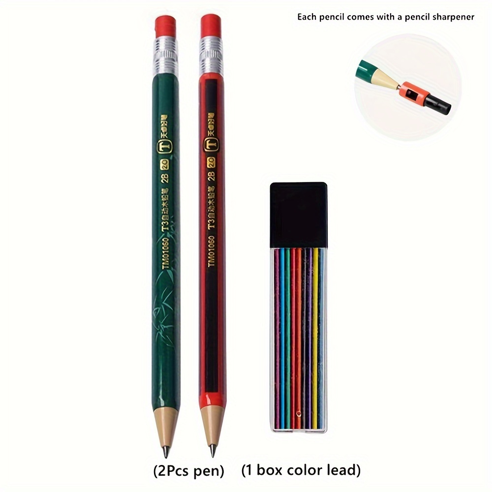 Creative Cute Color Mechanical Pencils Students Writing - Temu