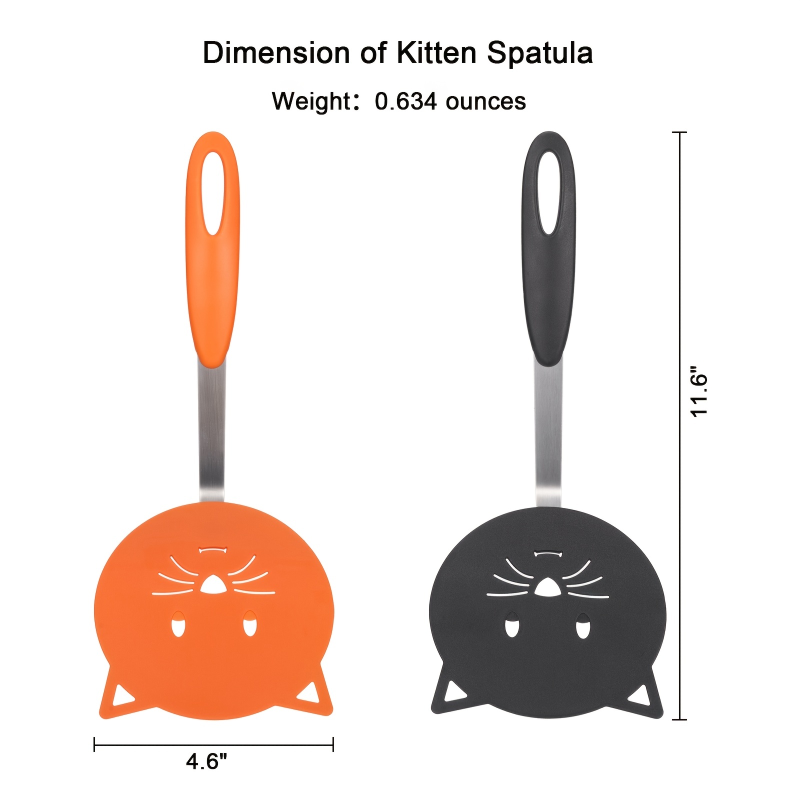 Nylon Spatula - High Temp Resistant, No Pot Damage