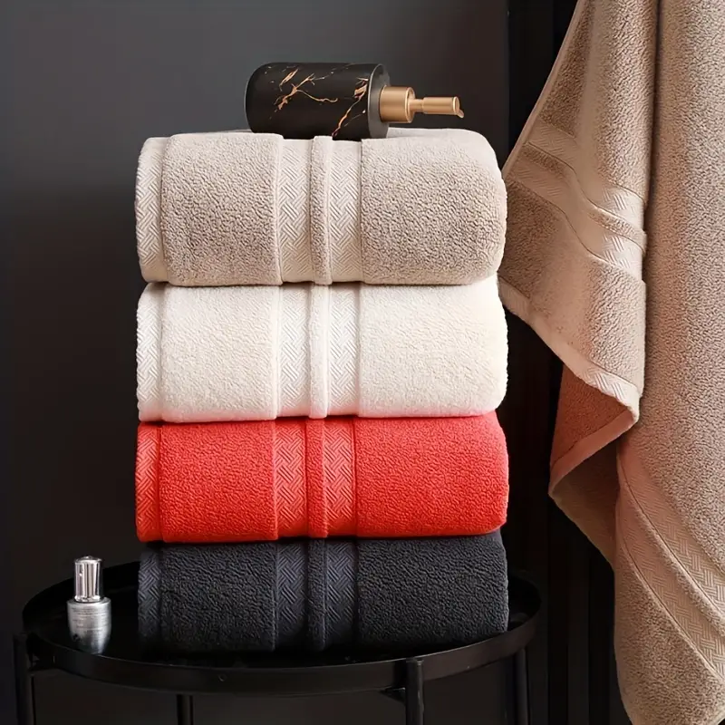 Super Absorbent Bath Towel Cotton Soft Adult Large Beach - Temu