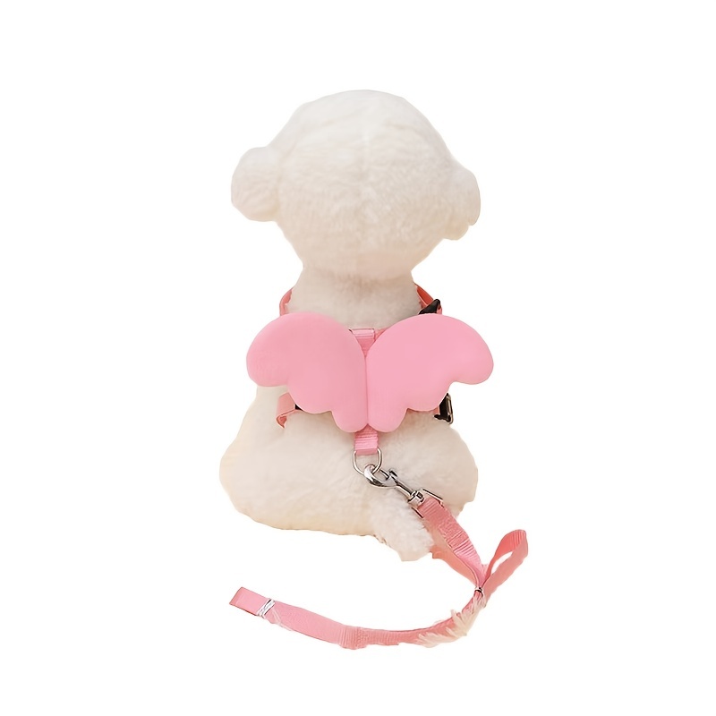 Adjustable Pet Harness Leash Set Angel Wings Small Dogs Cats Temu Australia