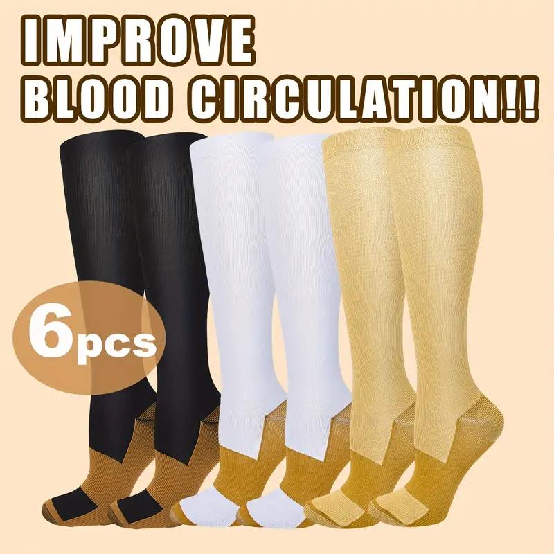 1/1+1+ Copper Sports Compression Socks Women Circulation 20 - Temu