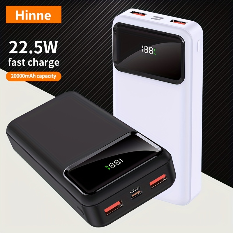 50000mAh Portable Fast Charging Power Bank,Dual USB OutputFast Charging  External Battery Pack Powerbank Power Bank for iPhone, iPad, Samsung Galaxy  and More 