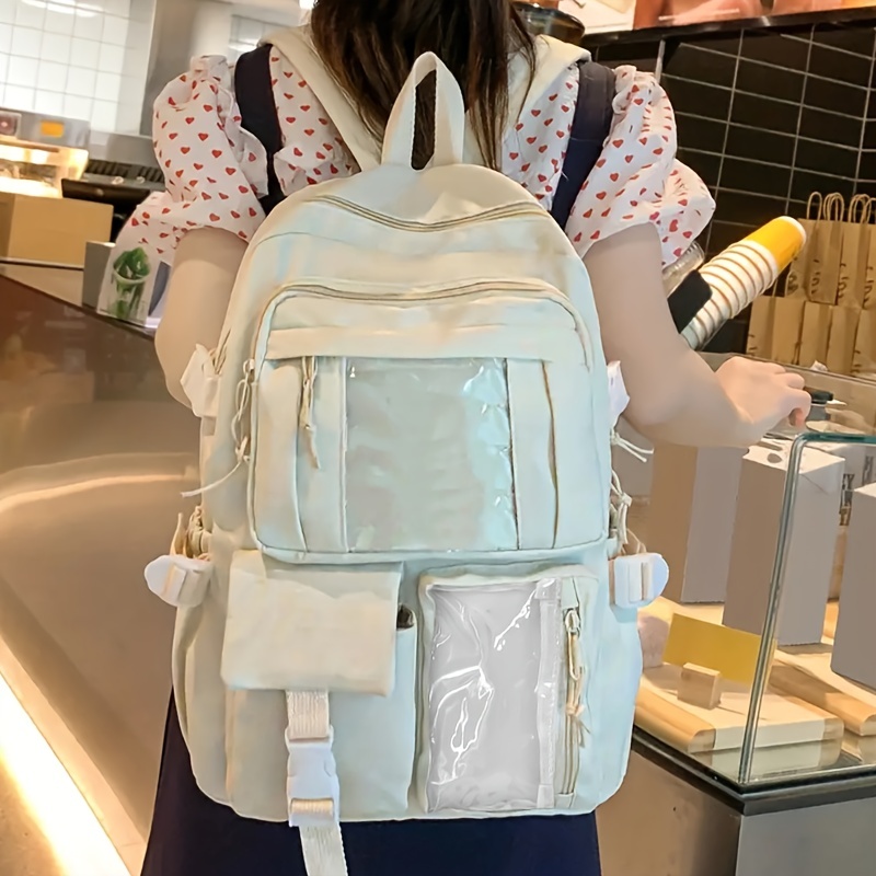 Aesthetic Preppy Pastel Backpack