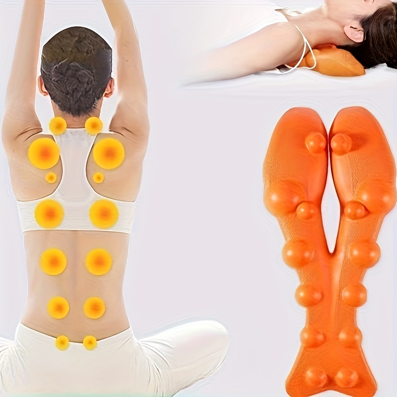 Cervical Neck Traction Device, Nacken- Schulterentspanner Massagepunkten,  Zervikal-kissen Entspannung, Kaufen Neuesten Trends