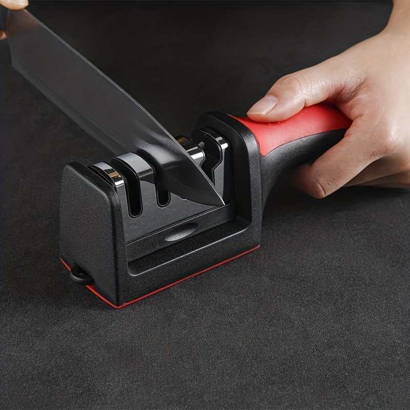 Professional Knife Sharpening Stone: Suction Cup Whetstone Sharpener For  Tungsten Kitchen Knives - Temu