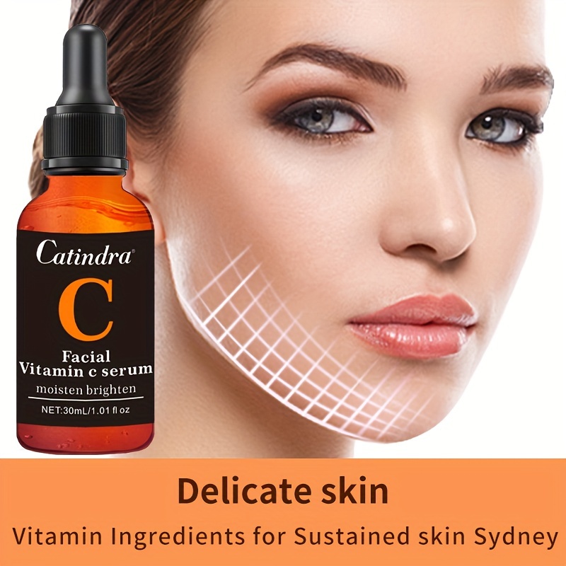 30ml facial   c serum orange oil facial   contains hyaluronic acid for rejuvenating facial care details 2