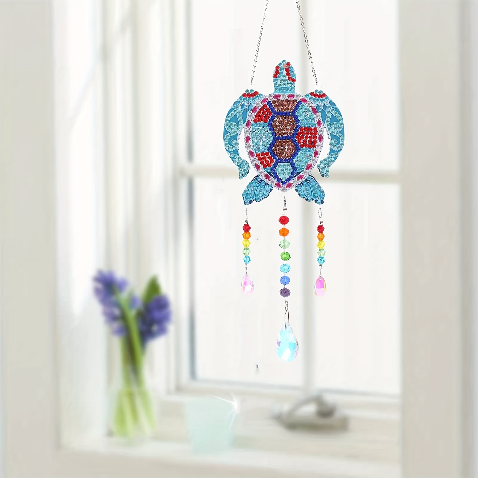 DIY 5D Mosaic Sun Catcher Jewelry Diamond Painting Window Wind