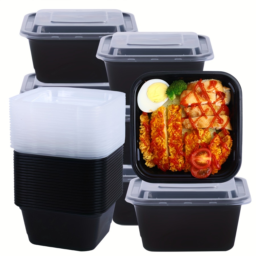 28 recipientes de almacenamiento de alimentos con tapas, recipientes  extragrandes para congelar alimentos, sin BPA, para carne, fruta, verduras