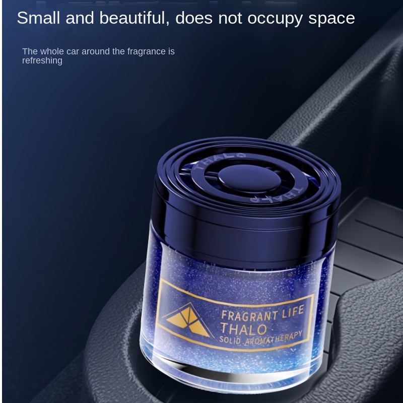 Quicksand Texture Glass Bottle Car Aromatherapy Solid Balm Highend Car Interior Fragrance