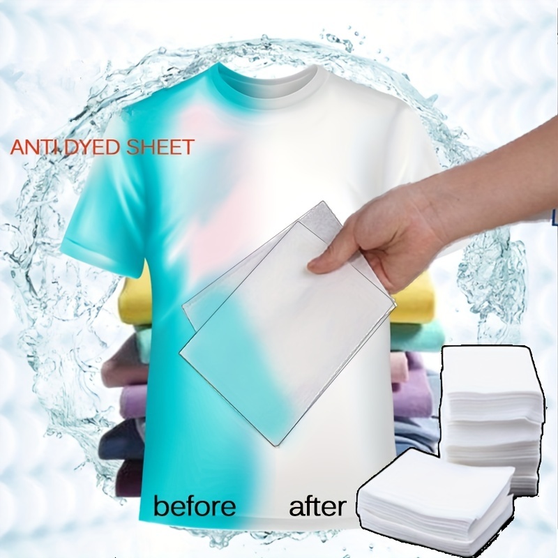 Laundry Anti-Staining Color-Absorbing Sheet Anti-Staining Clothes Laundry  Sheet Laundry Paper Clothing Color-Absorbing Cloth Color-Absorbing Paper 