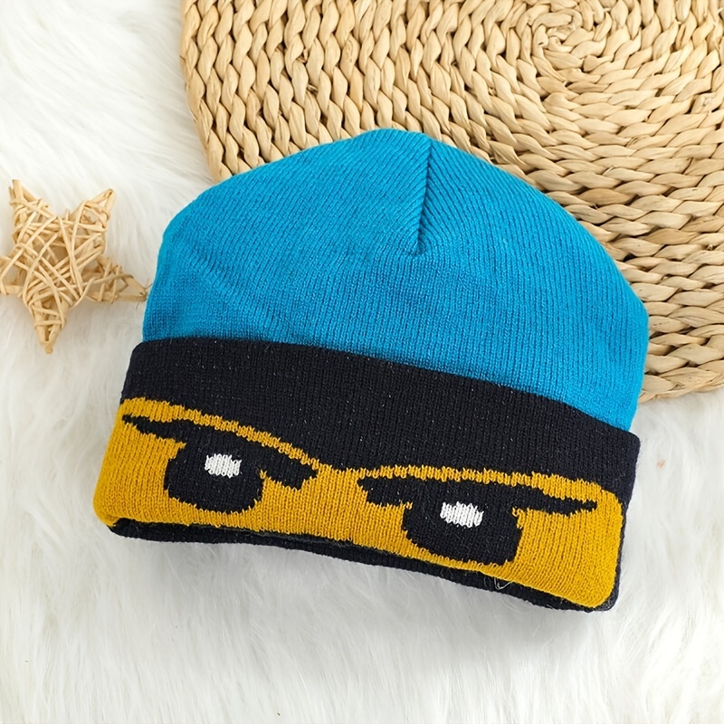 Kids Jacquard Knit Hat - Birthday Gift for Boys