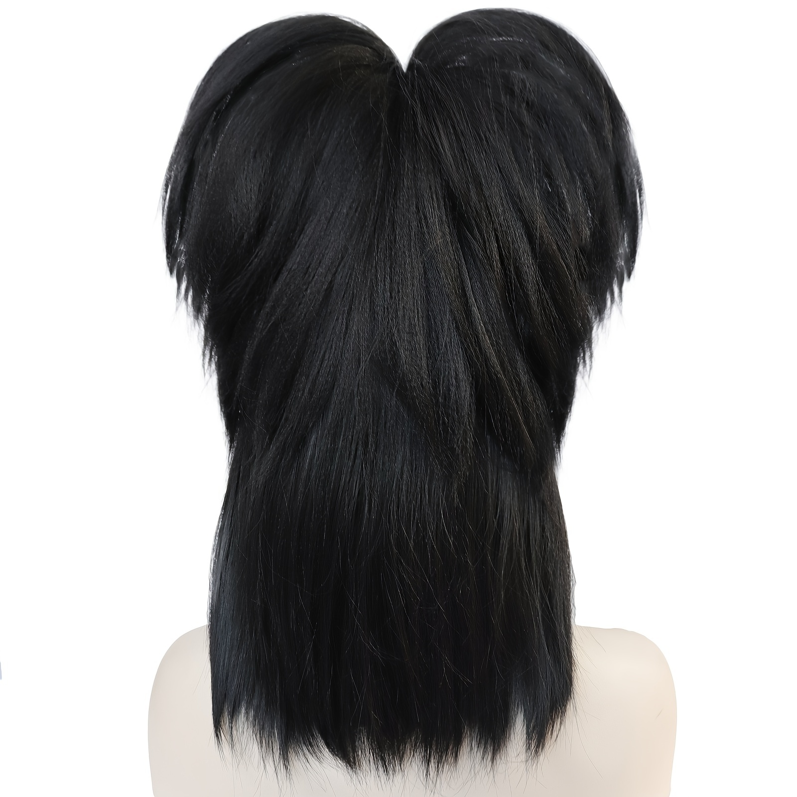 Short Black Wild Synthetic Heat Resistant Cosplay Wig Temu