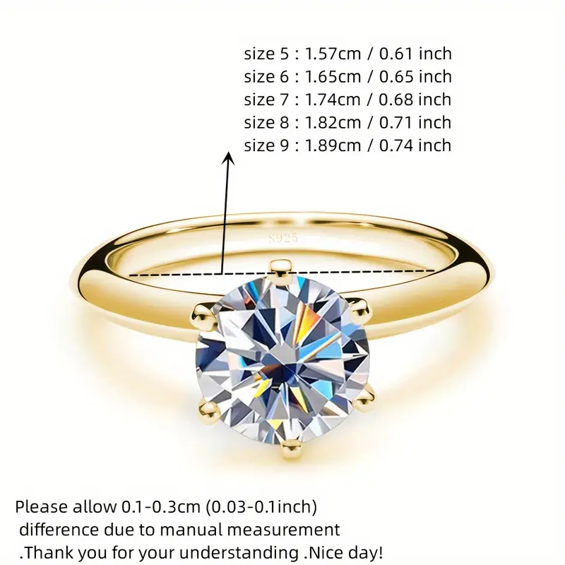 4pcs 1 carat moissanite necklace 1 carat moissanite ring 1 carat 2 moissanite earrings 925 sterling silver jewelry   in a   of colors with certificate and gift box Product details 3