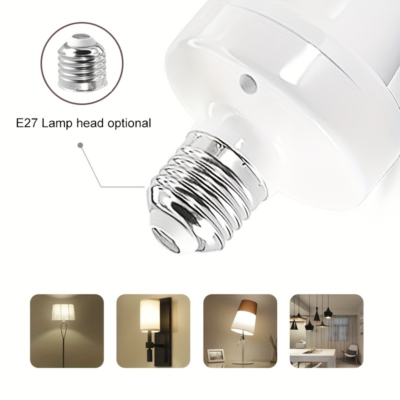 QIACHIP Remote Control Light Lamp Socket E26 E27 Bulb Base Holder, Wireless  Light Switch Kit with Timer