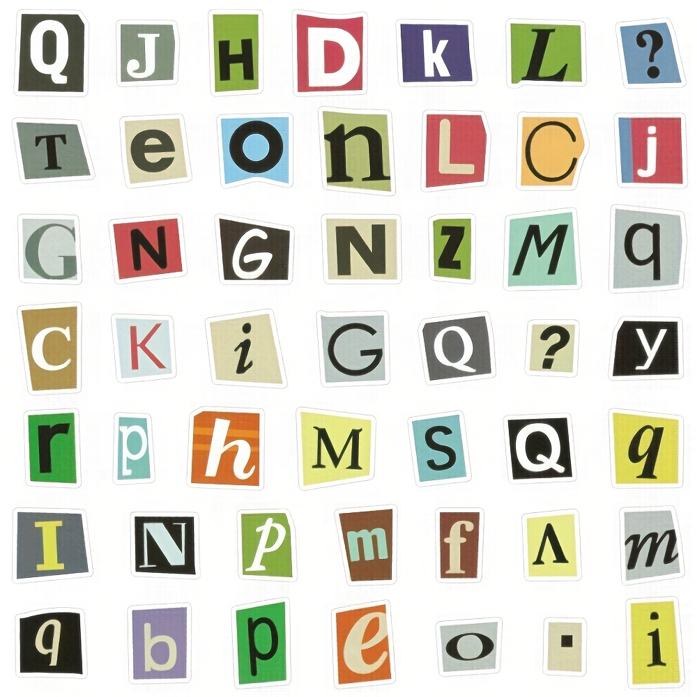  60PCS Alphabet Lore Stickers for Laptop and computer