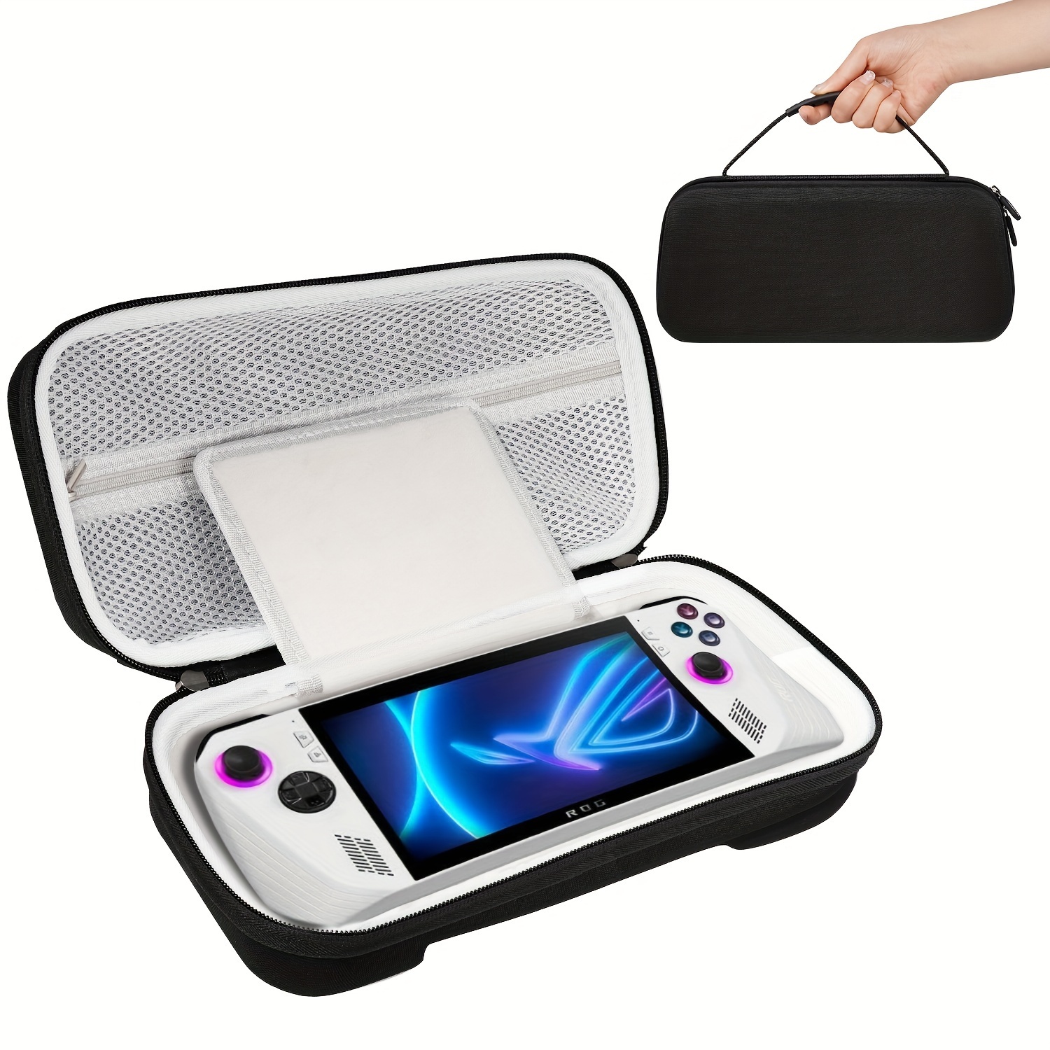 TEMU Hard Carrying Case For / X Console, Compatible With For Handheld Travel Protective Handbag Eva Shockproof Storage Bag