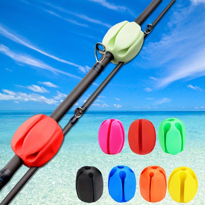 1pcs Eva Fishing Rod Holder Ball - Securely Hold Your Rod with Silicone  Lure Harness Device - Essential Fishing Accessory