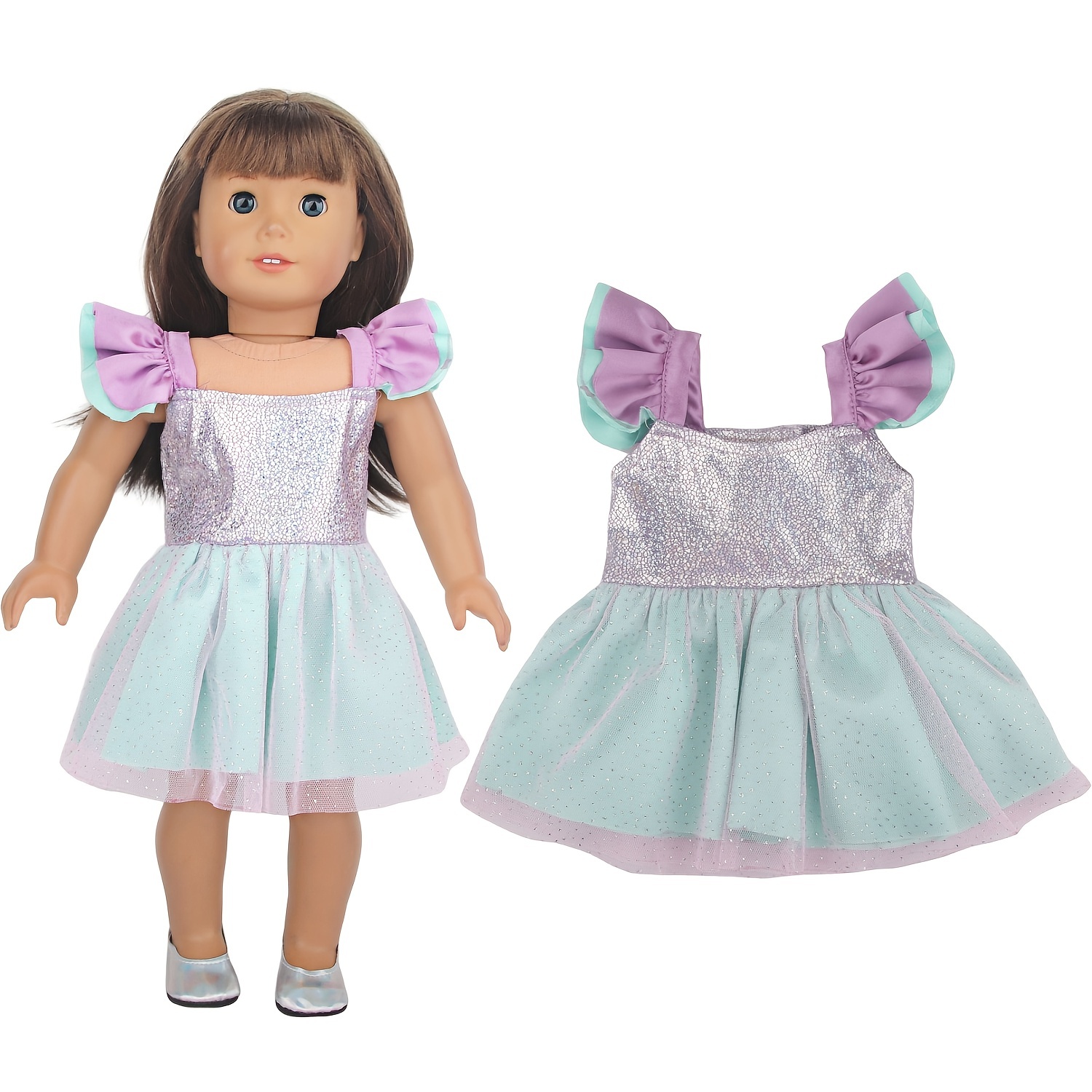 Doll Skirt (doll Not Included) American Doll Girl Dress - Temu